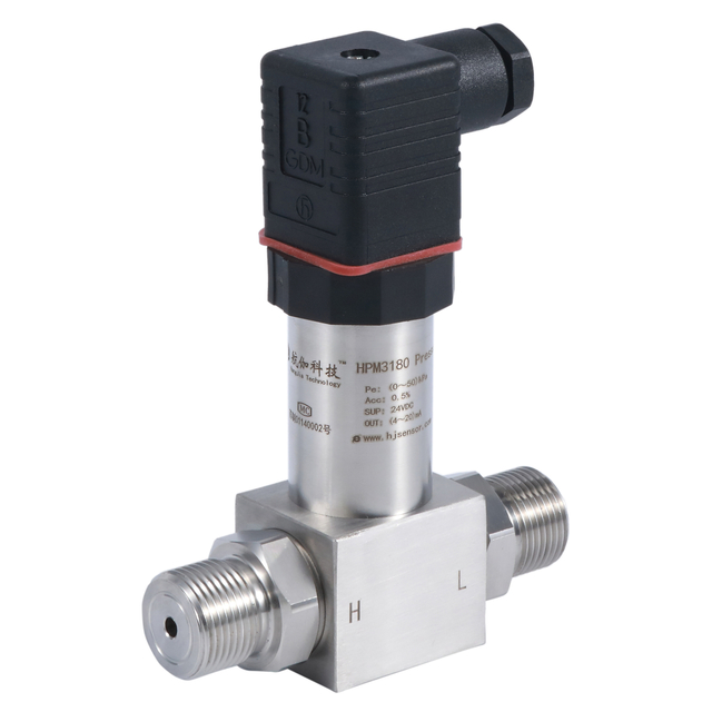 Transmetteur de pression différentielle en acier inoxydable de type silicium à diffusion HPM3180
