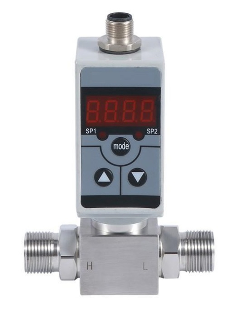 Structure compacte HPM530 Interrupteur de pression différentielle PNP Relais NPN avec sortie analogique