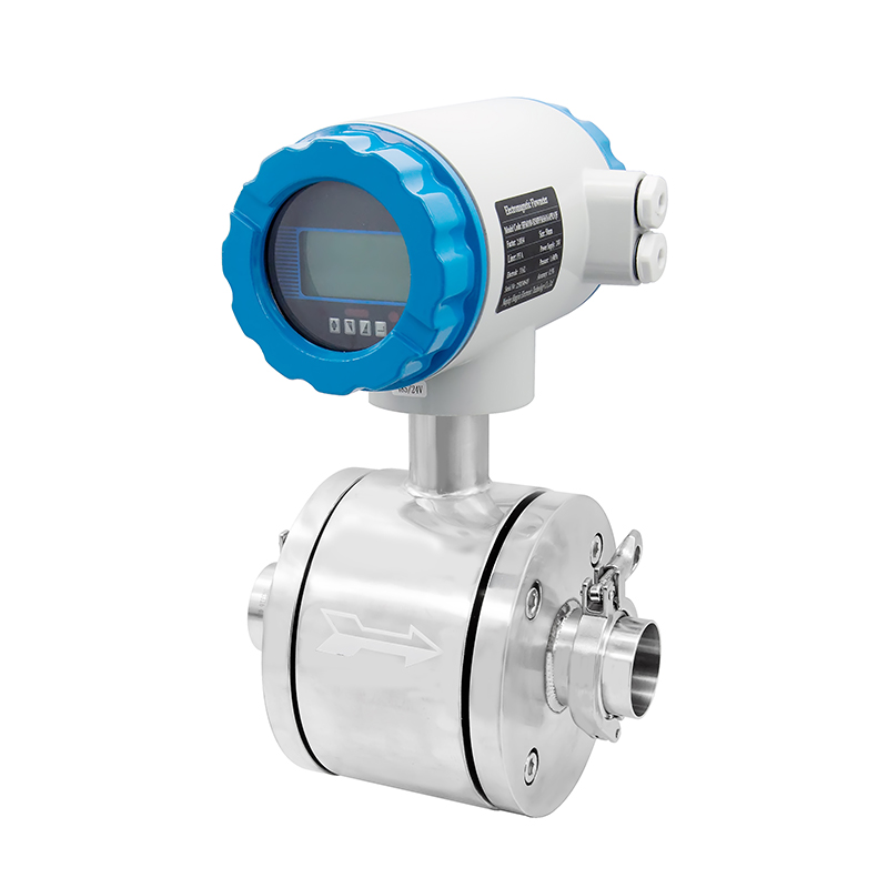 D&eacute;bitm&egrave;tre &eacute;lectromagn&eacute;tique de type sanitaire &agrave; connexion tri-clamp HFM100 SS316.jpg